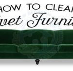 How to clean your velvet couch?
