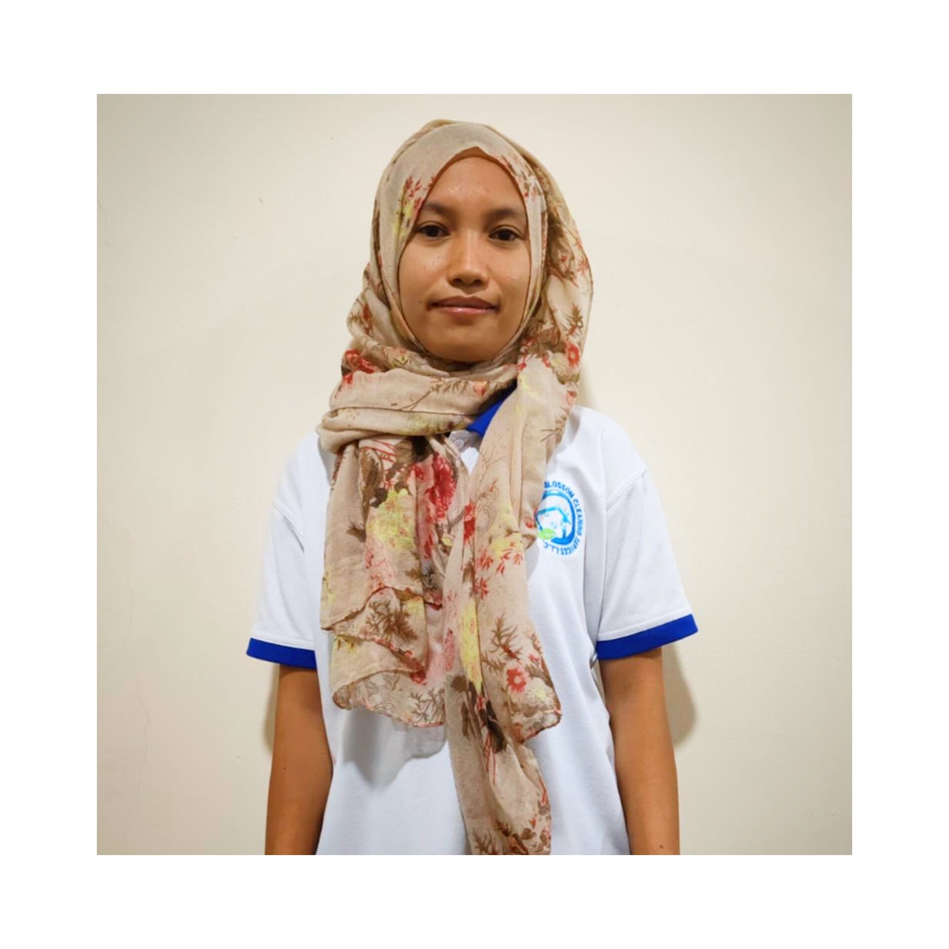 Asrinah, cleaning specialist at New Blossom Dubai