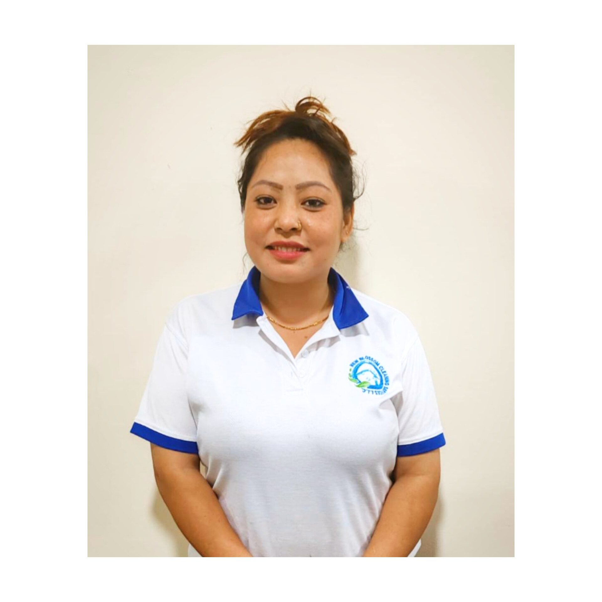 Sabina, cleaning specialist at New Blossom Dubai