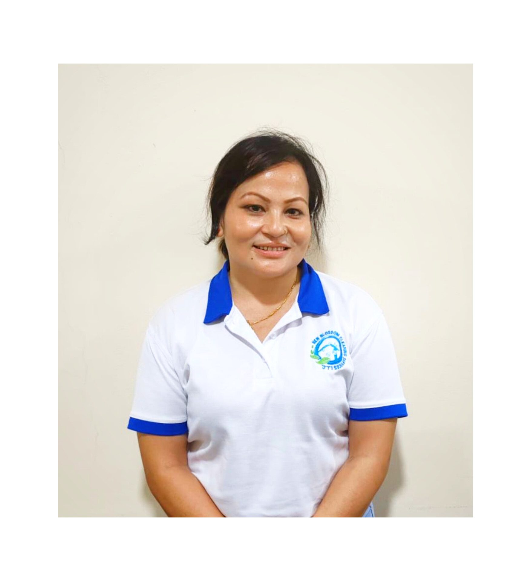 Sita, cleaning specialist at New Blossom Dubai